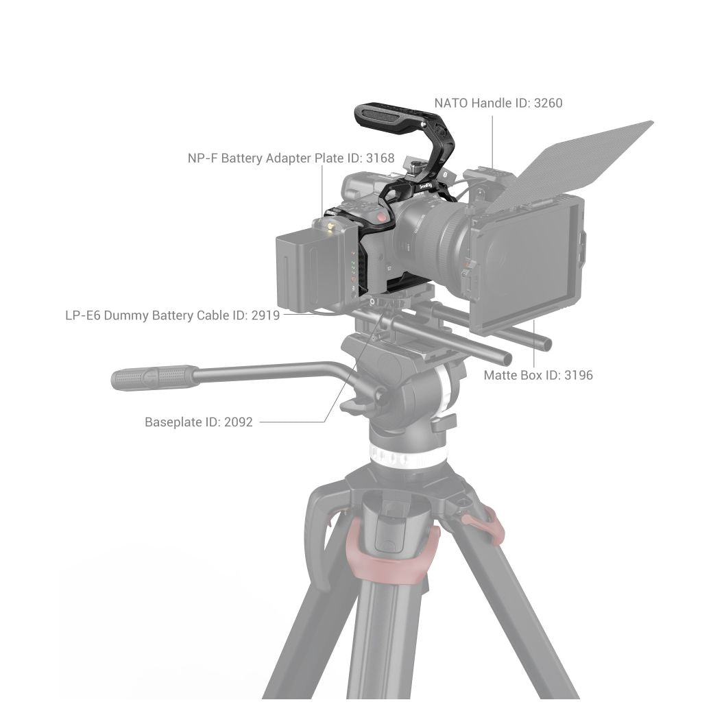 SmallRig 3891 "Noir Mamba" Handheld Kit pour Canon EOS R5 C