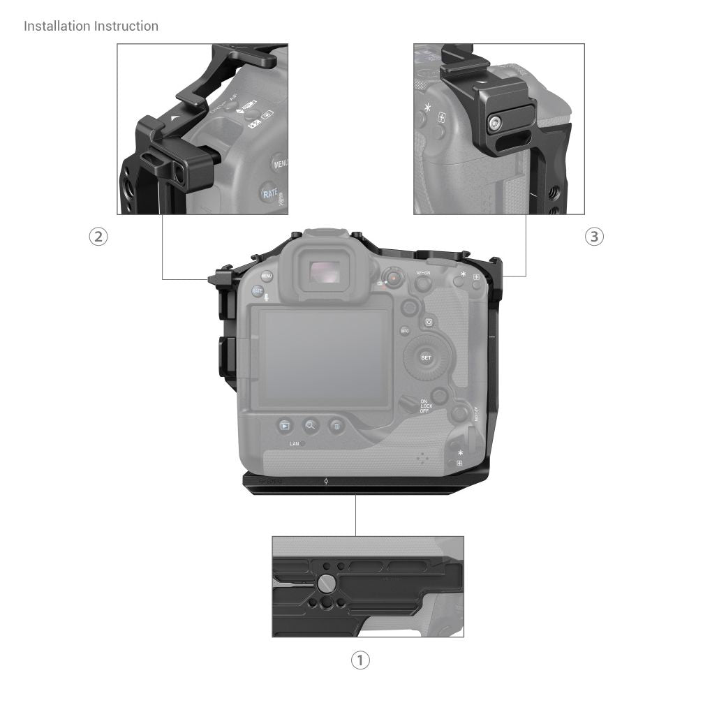 SmallRig 3884 Camera Cage for Canon EOS R3