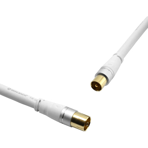 Oehlbach SL Câble pour Antenne 2.0m Blanc