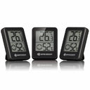 Bresser Temeo Hygro Indicateur Set de 3 unités noir