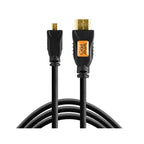 Tether Tools TetherPro HDMI Micro to HDMI 2.0 , 3' (1m), Black