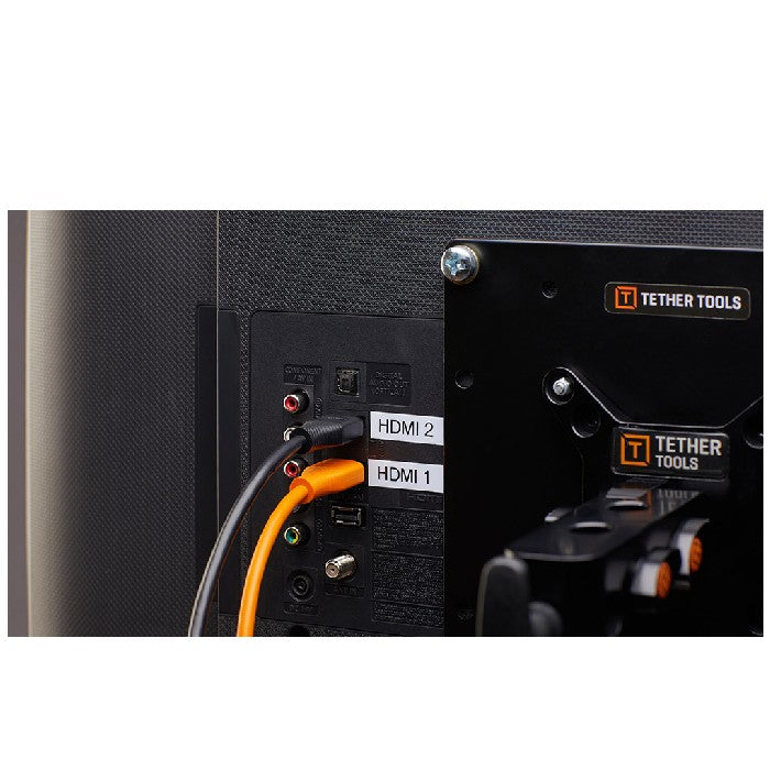 Tether Tools TetherPro HDMI 2.0 vers HDMI 2.0, 15' (4.6m), Orange