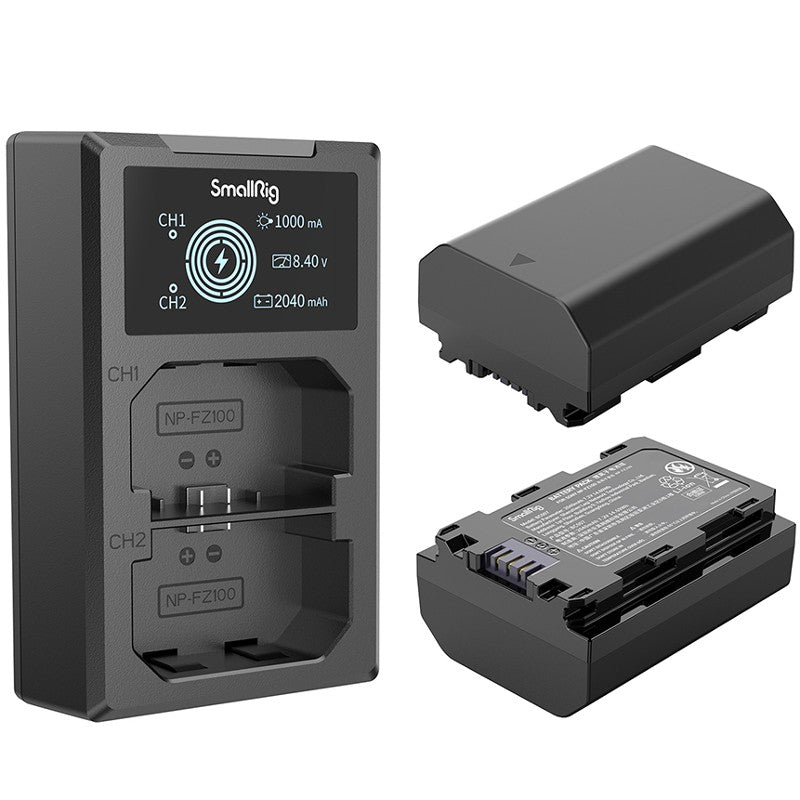 SmallRig 3824 NP-FZ100 Kit de batterie et de chargement de l'appareil photo
