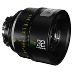 Objectif à focale fixe macro DZOFilm Gnosis 32mm T2.8 dans un étui de sécurité - métrique