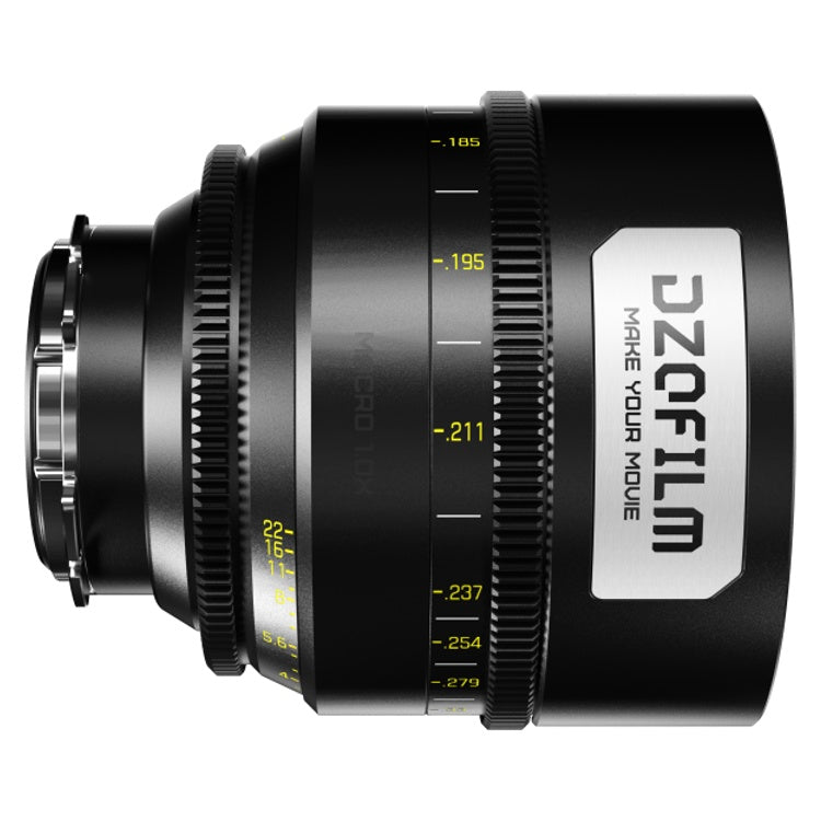 Objectif à focale fixe macro DZOFilm Gnosis 32mm T2.8 dans un étui de sécurité - métrique