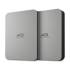 LaCie Mobile Disque 5TB v2 USB-C Moon Argent w/Rescue