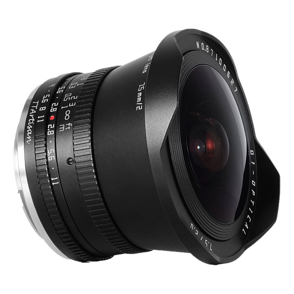 TTArtisan APS-C 7.5mm f/2.0 Fuji X-mount Black