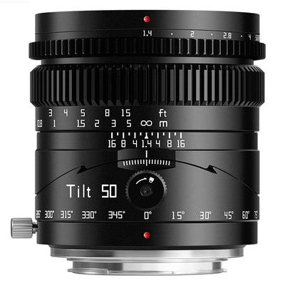 TTArtisan Tilt 50mm F1.4 E Noir