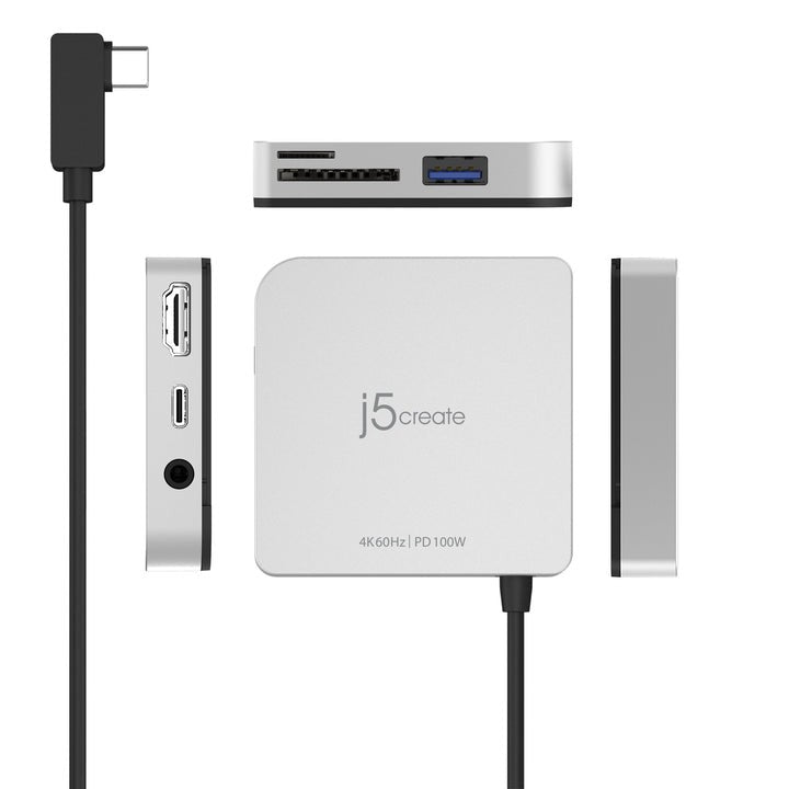 j5create USB-C vers 4K 60Hz HDMI Travel Station d'Accueil pour iPad/iPad PRO