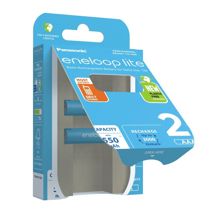 Panasonic Eneloop Lite 2x (AAA) 550mAh