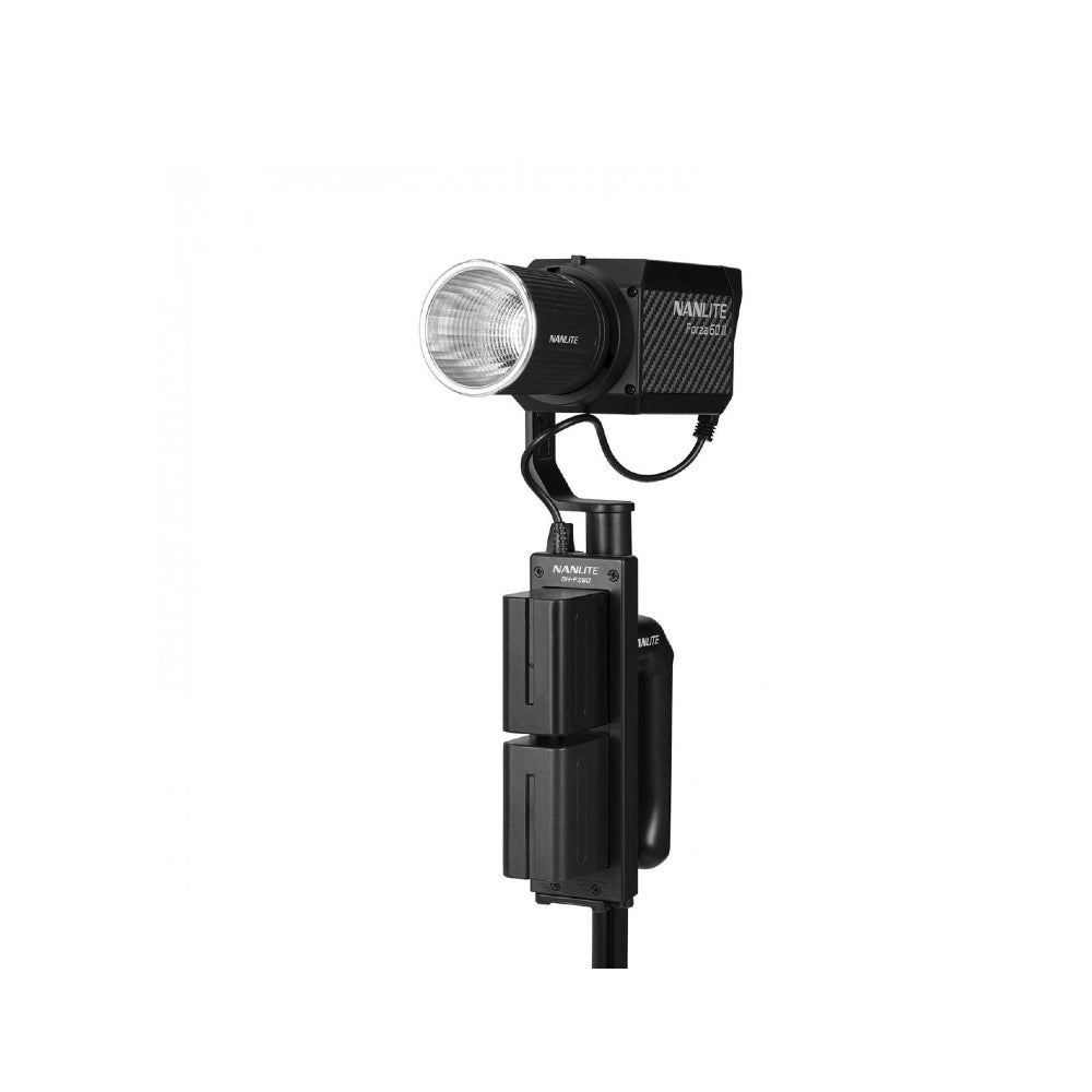 Kit double LED Nanlite Forza 60 II (avec pied d'éclairage et boîte à lumière)