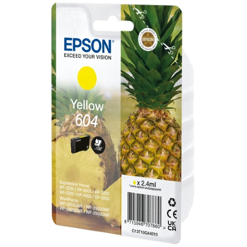 Epson Singlepack Jaune 604 Encre