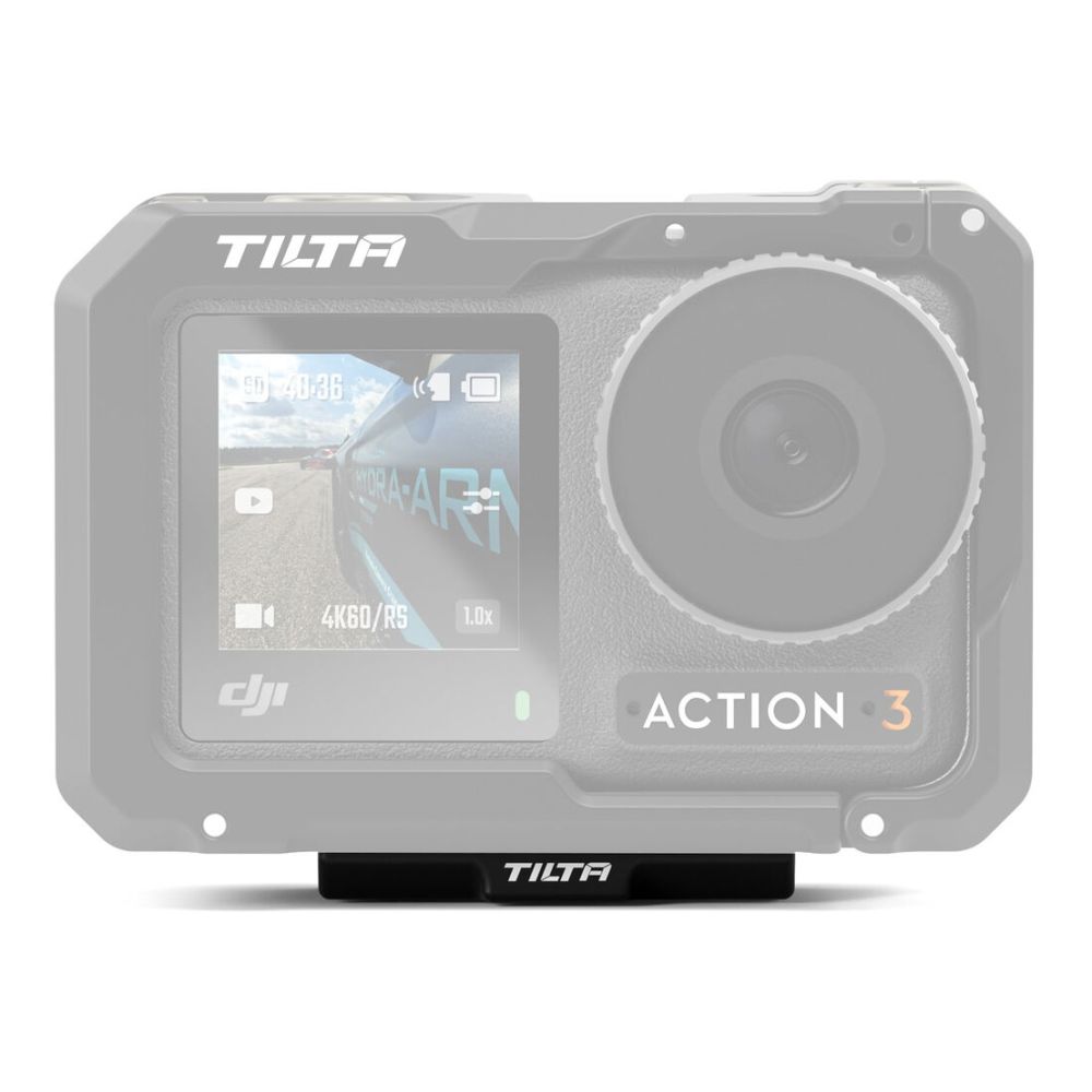 Tilta TA-T40-MBP-B Plaque de Montage Magnétique 1/4"-20 pour DJI Osmo Action Series Noir
