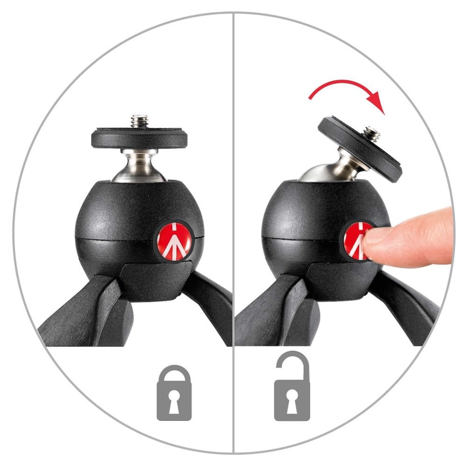 Manfrotto Pixi Mini Trépied Noir