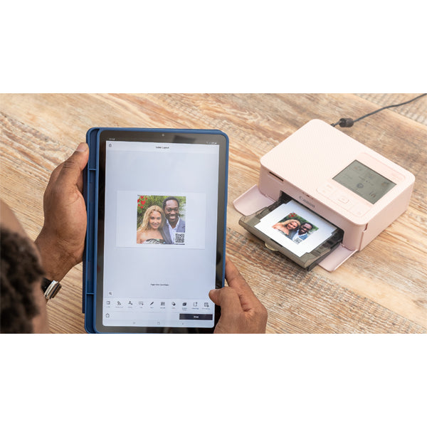 Canon SELPHY CP1500 Rose + RP-108 Papier 10X15, 108 impressions