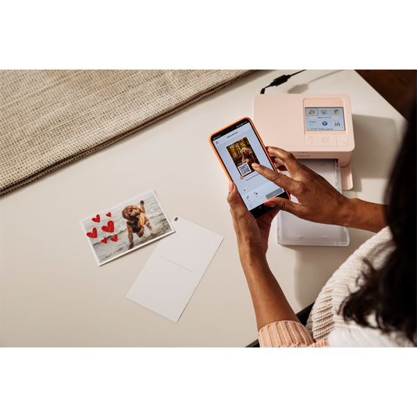 Canon SELPHY CP1500 Rose + RP-108 Papier 10X15, 108 impressions