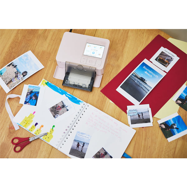 Canon SELPHY CP1500 Rose + RP-108 Papier 10X15, 108 impressions
