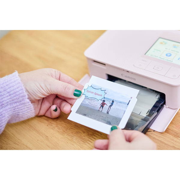 Canon SELPHY CP1500 Rose + RP-108 Papier 10X15, 108 impressions