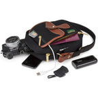 Billingham Stowaway Compact Toile noire/cuir beige