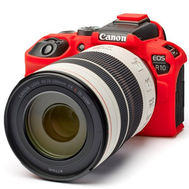 easyCover Boîtier Cover pour Canon R10 Rouge