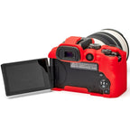 easyCover Boîtier Cover pour Canon R10 Rouge
