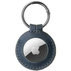 FIXED en Cuir Étui pour AirTag Bleu
