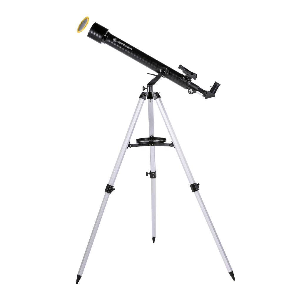 BRESSER Arcturus 60/700 AZ carbon design -Lens télescope avec smart-telefoon appareil photo adaptateur