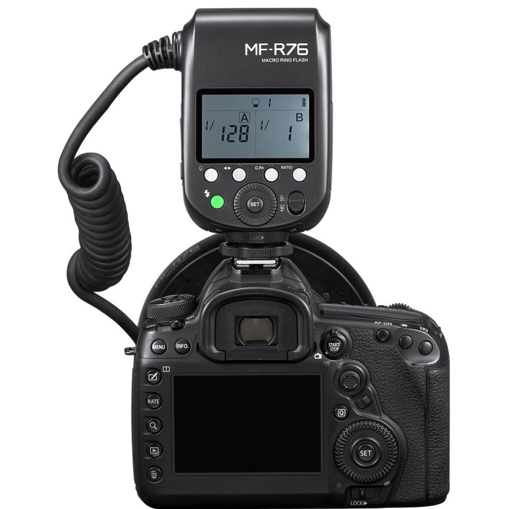 Flash annulaire macro Godox MF R76C TTL Canon