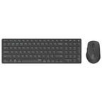 Rapoo 9700M Wireless multimode Blade Combo Compact Set, QWERTY US - Dark Grey