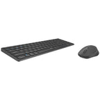 Rapoo 9700M Wireless multimode Blade Combo Compact Set, QWERTY US - Dark Grey