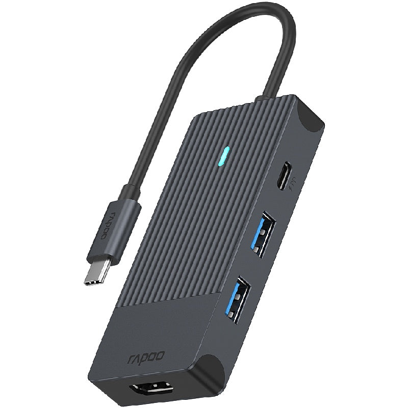 Adaptateur multiport USB-C Rapoo, 4-en-1