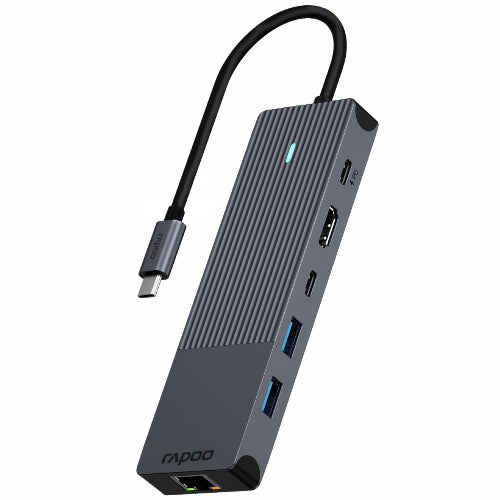 Rapoo Adaptateur multiport USB-C, 6-en-1
