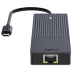 Rapoo Adaptateur multiport USB-C, 6-en-1