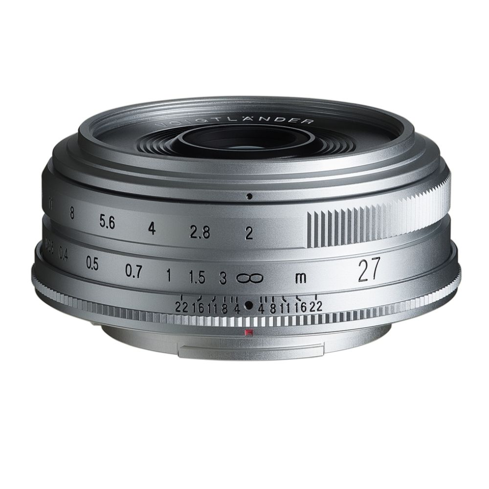 Voigtlander Ultron 2.0/27mm, objectif argenté à monture X