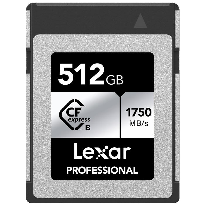 Lexar Professional Argent Carte CFexpress Type B R1750/W1300 MB/s – 512GB