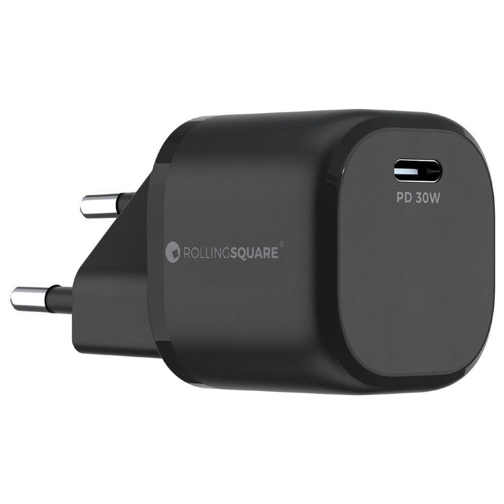 Rolling Square GaN Chargeur EU 30W Noir