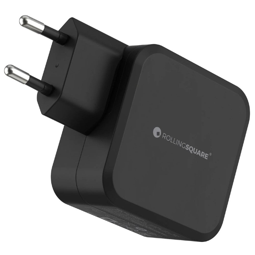 Rolling Square GaN Chargeur EU 65W Noir
