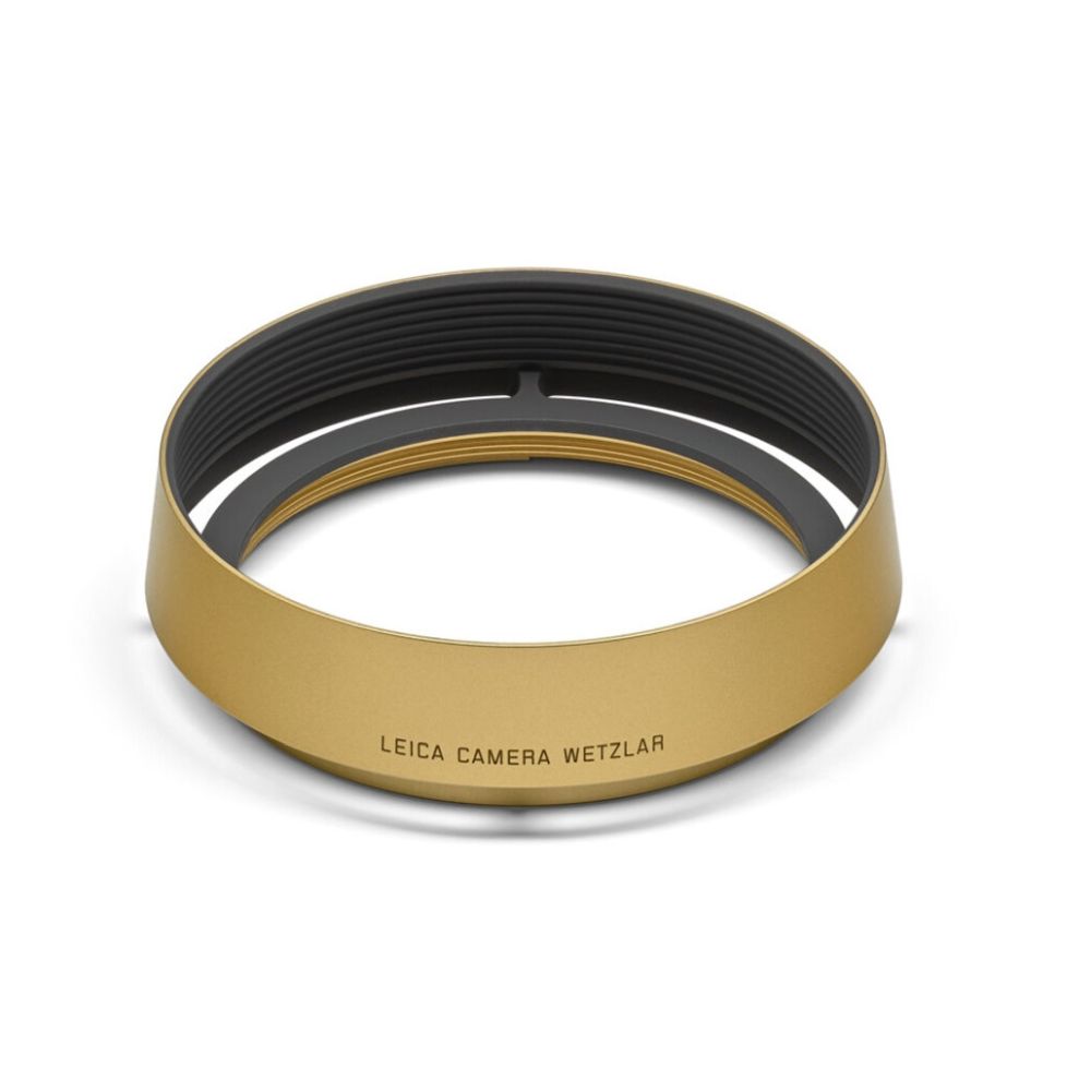 Leica 19659 Pare-soleil Q3, rond, laiton, finition sablée