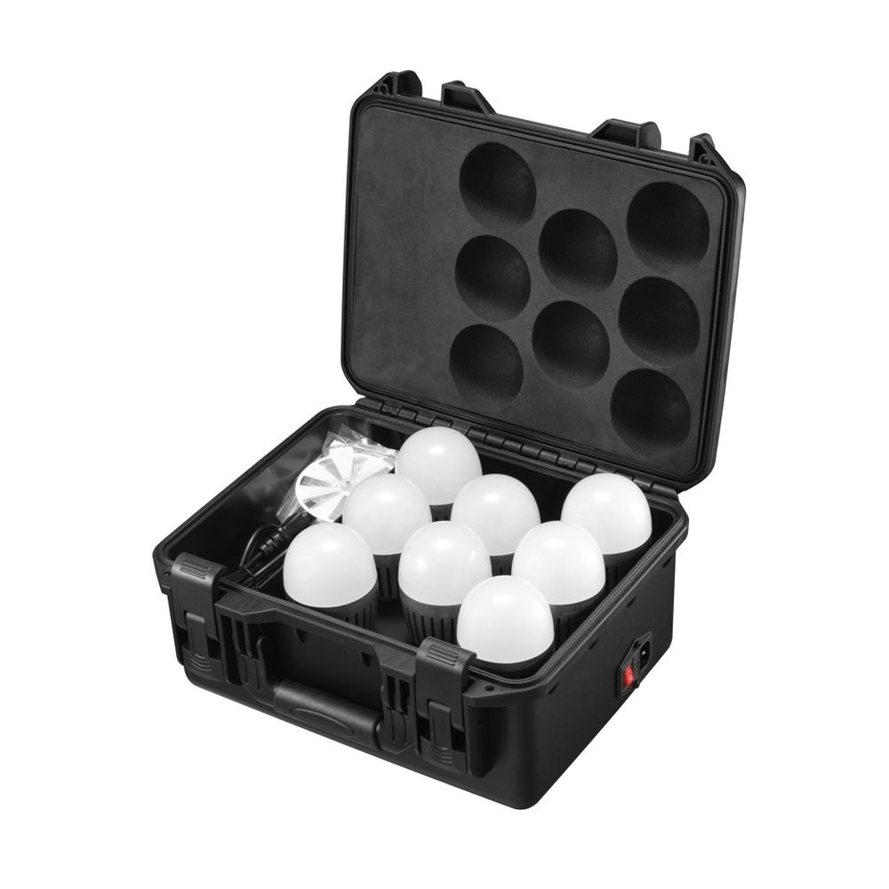 Godox C7R-K8B KNOWLED RGBWW Creative Bulb 8 Light Kit (E27)