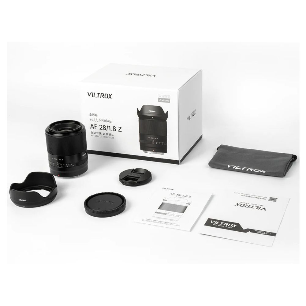 Monture Viltrox FE-28 F1.8 AF Sony FE