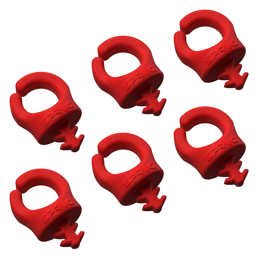 SPRIG Câble Opening 9mm 1/4”-20, Red, 6-Pack