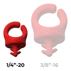 SPRIG Câble Opening 9mm 1/4”-20, Red, 6-Pack