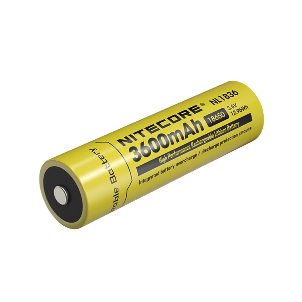 Nitecore NL1836 Batterie Rechargeable Li-ion, 3,6V, 3600 mAh