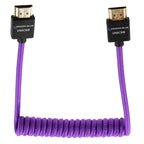 Kondor Blue Gerald Undone MK2 Full HDMI Câble 12"-24" Curled (Violet)