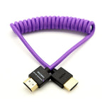 Kondor Blue Gerald Undone MK2 Full HDMI Câble 12"-24" Curled (Violet)