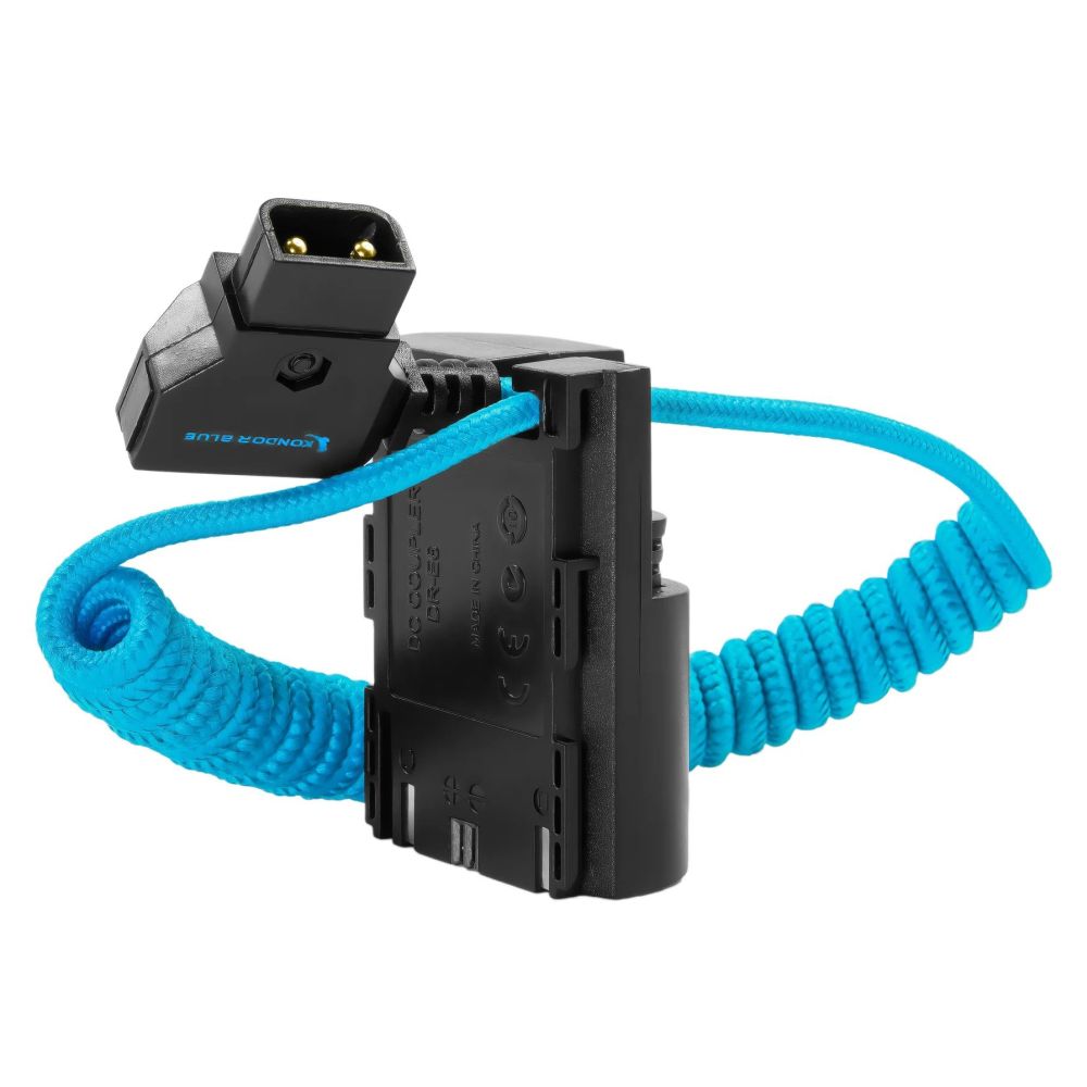 Câble Kondor Blue D-Tap vers Batterie Factice Canon LPE6