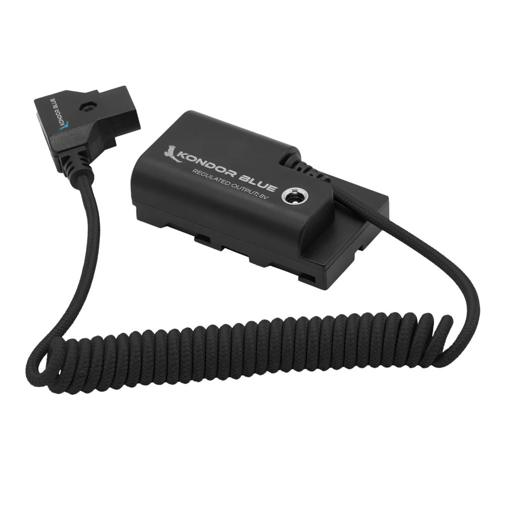 Câble Kondor Blue D-Tap vers Batterie Factice Sony Série L NPF (Noir)