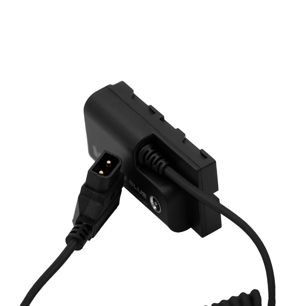 Câble Kondor Blue D-Tap vers Batterie Factice Sony Série L NPF (Noir)