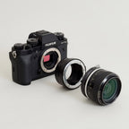Adaptateur de monture d'objectif Urth : Compatible avec l'objectif Nikon F et le boîtier de l'appareil photo Fujifilm X