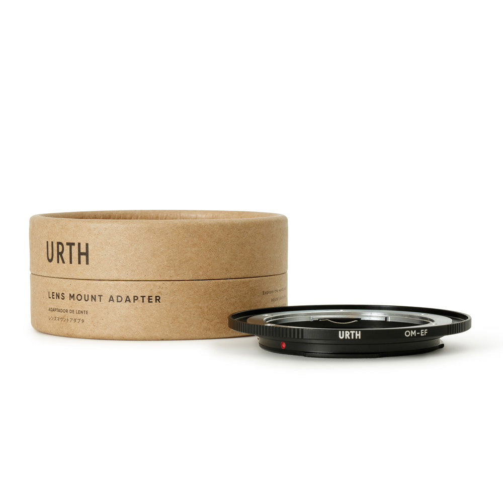 Adaptateur de monture d'objectif Urth : Compatible avec l'objectif Olympus OM et le boîtier de l'appareil photo Canon (EF / EF S)